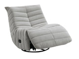 Talmon - Chenille Glider Recliner With Swivel - Furniture Home Direct