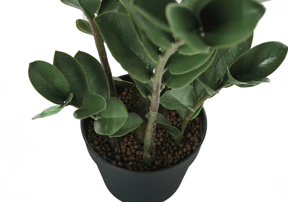 29" Tall, Artificial Plant, Zz Tree, Indoor, Faux, Fake, Floor, Greenery, Potted, Real Touch, Decorative - Green / Black - Furniture Home Direct