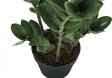 29" Tall, Artificial Plant, Zz Tree, Indoor, Faux, Fake, Floor, Greenery, Potted, Real Touch, Decorative - Green / Black - Furniture Home Direct