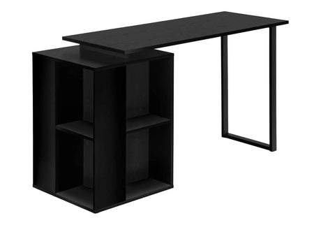 Computer Desk, Home Office, Left, Right Set-Up, Storage Shelves, Work, Laptop, Contemporary, Modern - Furniture Home Direct