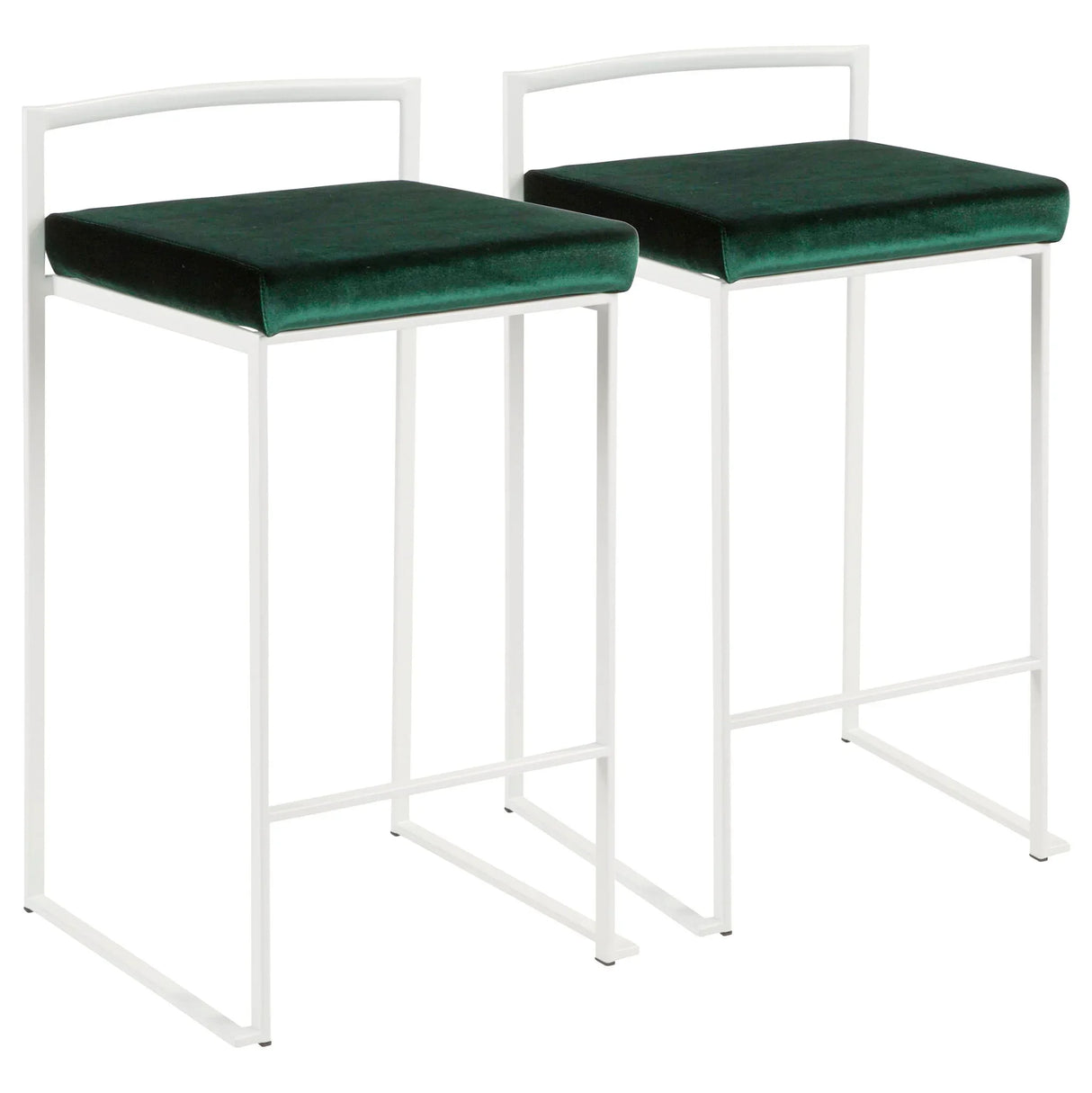 Fuji - Simple Elegance, Contemporary Stackable Counter Stool - Furniture Home Direct