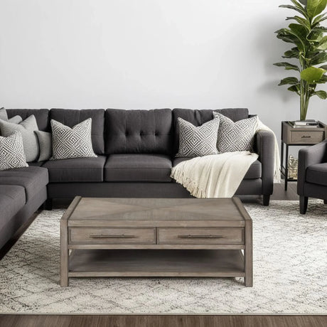 Cypress Lane - Coffee Table - White Oak - Furniture Home Direct