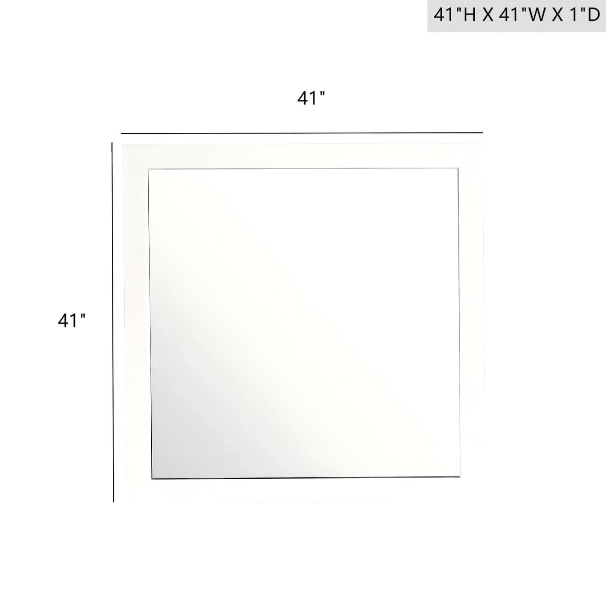 Modern Design Transitional Wall Mirror - Furniture Home Direct