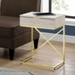 Accent Side Table, Storage Drawer, Spacious Tabletop, Contemporary & Modern - Furniture Home Direct