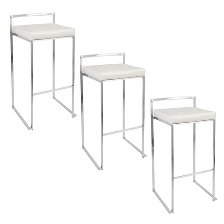 Fuji - Contemporary And Elegant Design Stackable Barstool - Furniture Home Direct
