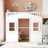 House Loft Bed With Ladder - Furniture Home Direct