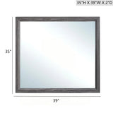 Glasgow - Mirror With Minimalist Design And Low Distortion Glass - Furniture Home Direct