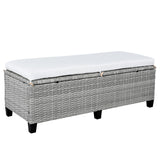 Outdoor Rattan Sectional With 2 Extendable Side Tables and Washable Covers - Furniture Home Direct