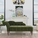 Samuel - Tufted Roll Arm Chaise Lounge - Furniture Home Direct