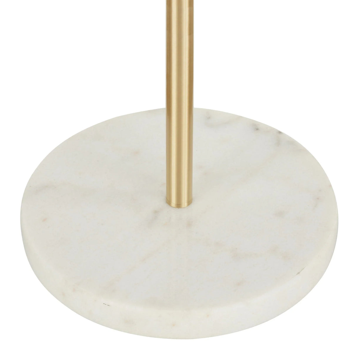 Chloe - Contemporary Shelf Floor Lamp - Clear / White - Furniture Home Direct