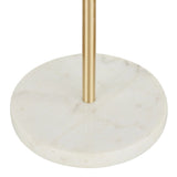 Chloe - Contemporary Shelf Floor Lamp - Clear / White - Furniture Home Direct