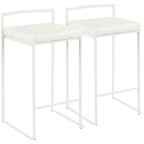 Fuji - Simple Elegance, Contemporary Stackable Counter Stool - Furniture Home Direct