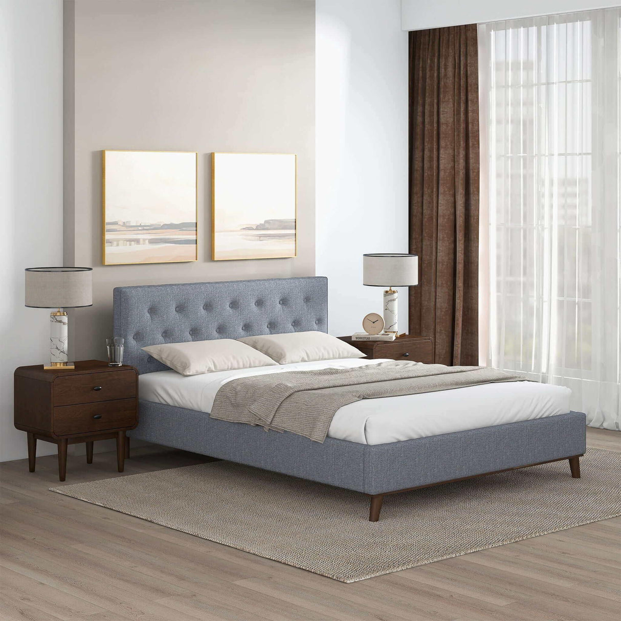 Graceville - Elegant Design Platform Bed - Furniture Home Direct