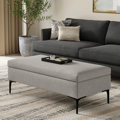 Rebecca - Multifunctional Coffee Table Storage Ottoman With Lift Up Lid - Furniture Home Direct