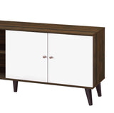 Amidon - TV Stand, With 2 Storage Shelves And 1 Cabinet - Furniture Home Direct