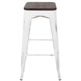 Oregon - Contemporary Barstool (Set of 2) - Furniture Home Direct