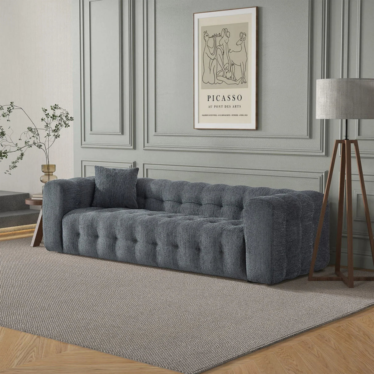 Eden - Modern Tufted Chesterfield Sofa - Furniture Home Direct