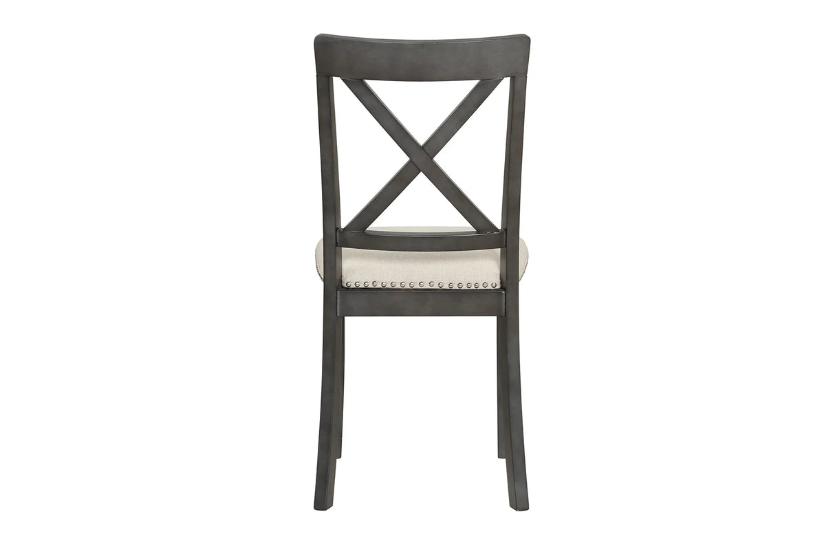 Dining Set Marble Table With Upholstered Chairs Gray - Furniture Home Direct