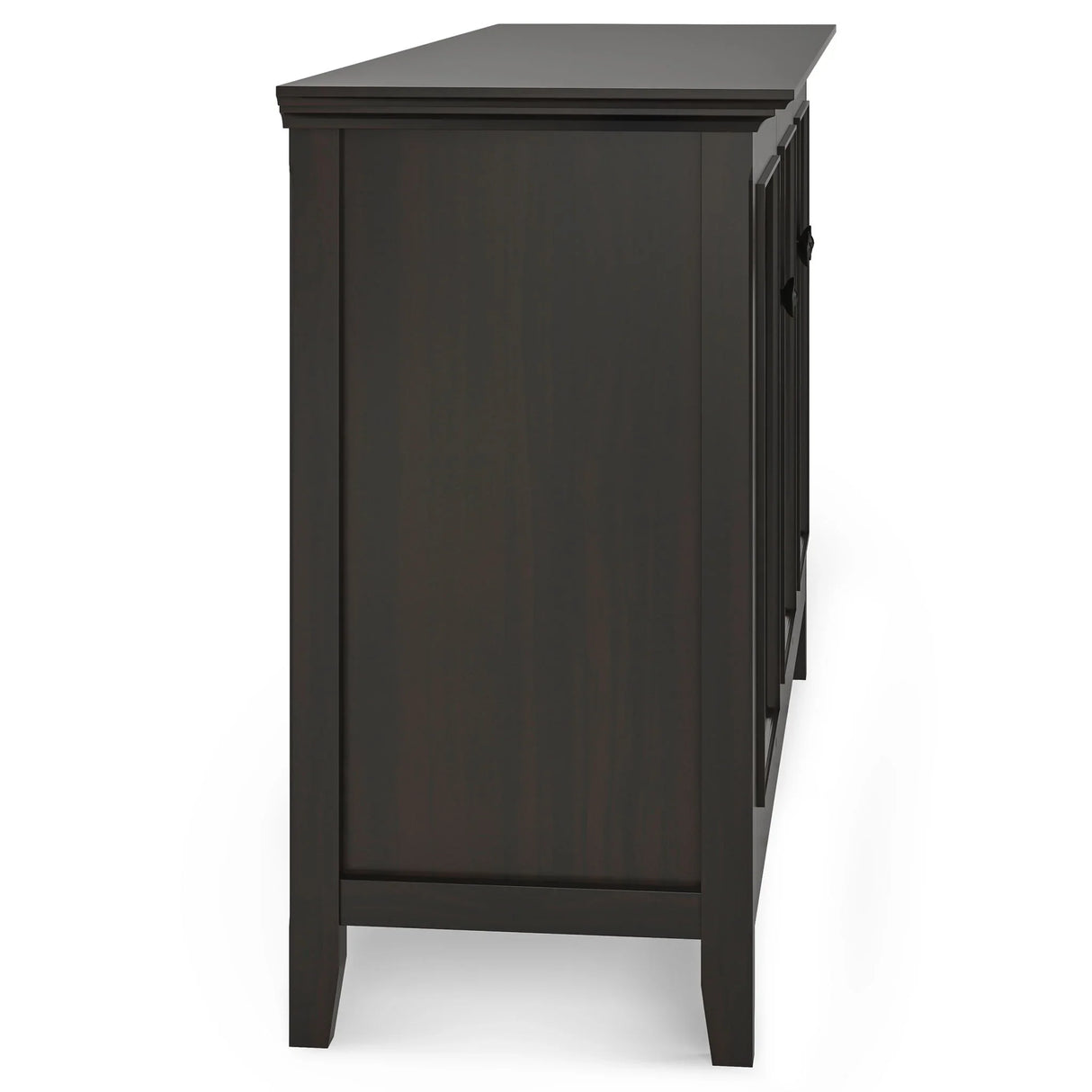 Amherst - Wide 3 Door Storage Cabinet - Hickory Brown - Furniture Home Direct