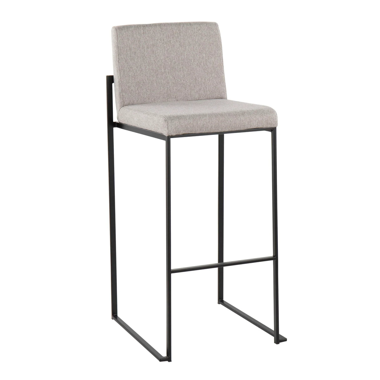 Fuji - Contemporary High Back Barstool Elegant Design - Furniture Home Direct