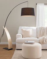 Large Round Pouf - Knitted Beige - Furniture Home Direct