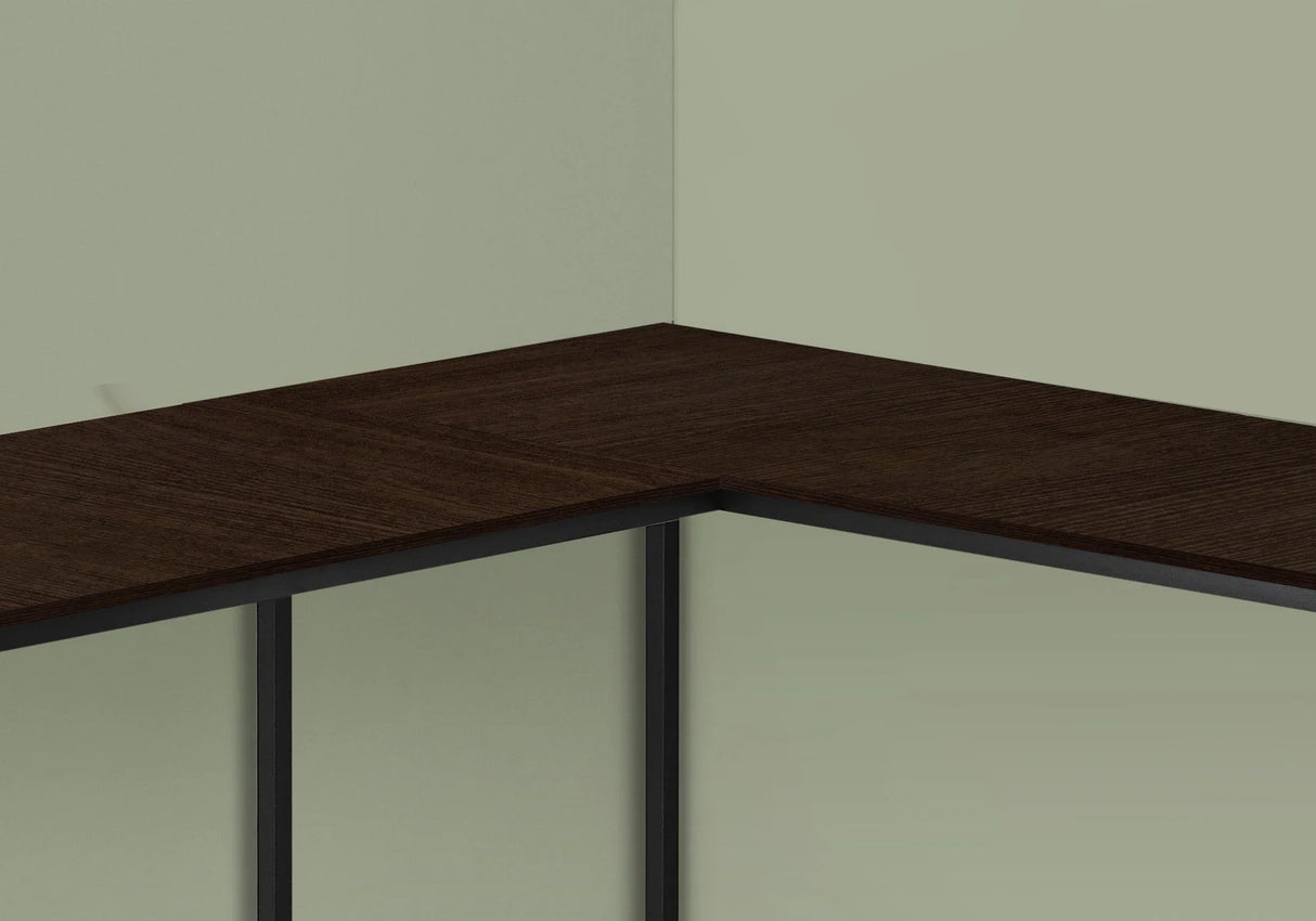 Computer Desk, Home Office, Corner, L Shape, Laptop, Marble Look Contemporary & Modern - Furniture Home Direct