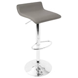 Ale - Contemporary Adjustable Barstool (Set of 2) - Furniture Home Direct