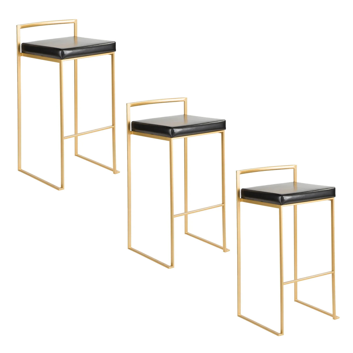 Fuji - Contemporary / Glam & Quality Construction Barstool - Furniture Home Direct
