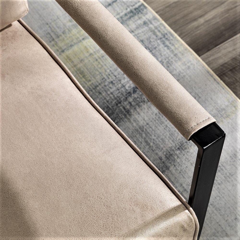 Classic Mid Century Modern Accent Chair With Durable Square Metal Frame, Armchair - Furniture Home Direct