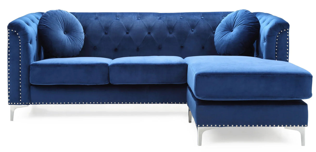 Pompano - Micro Suede Sofa Chaise - Furniture Home Direct