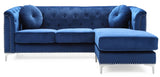 Pompano - Micro Suede Sofa Chaise - Furniture Home Direct