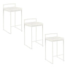 Fuji - Simple Elegance, Contemporary Stackable Counter Stool - Furniture Home Direct