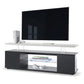 TV Stant With LED And Large Side Cabinet - Furniture Home Direct