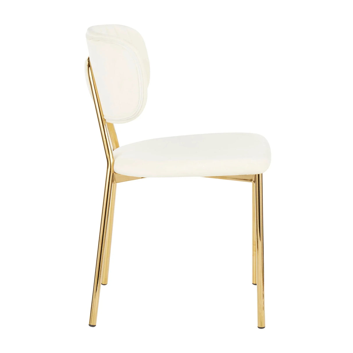 Bouton - Contemporary / Glam Chair (Set of 2) - Furniture Home Direct