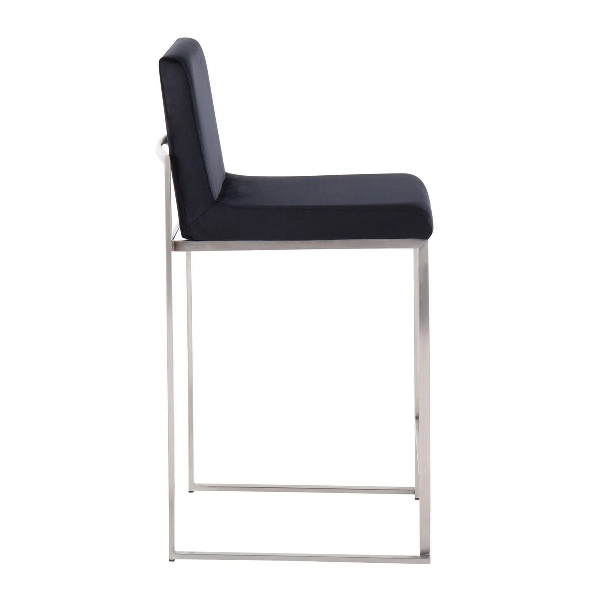 Fuji - Contemporary High Back Counter Stool, Functional Design - Furniture Home Direct