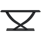 Console Table With Cross Leg Base And Reinforced Support Plate