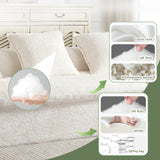 Sectional Sofa Chenille With Plush Soft Cushions Beige - Furniture Home Direct