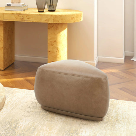 Pebble - Rounded Triangle Cocktail Ottoman - Furniture Home Direct