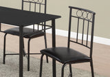 5 Pieces Dining Table Set, Small, Rectangular - Furniture Home Direct