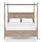 Transitional Styling Canopy Bed - Furniture Home Direct