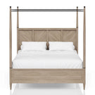 Transitional Styling Canopy Bed - Furniture Home Direct