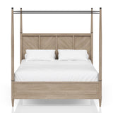 Transitional Styling Canopy Bed - Furniture Home Direct