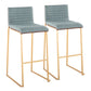 Mason Mara - Contemporary Versatile Desig Fixed Height Barstool (Set of 2) - Furniture Home Direct