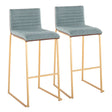 Mason Mara - Contemporary Versatile Desig Fixed Height Barstool (Set of 2) - Furniture Home Direct