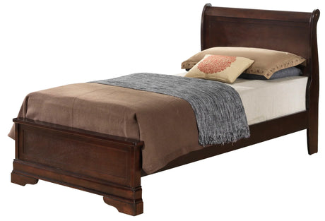 Sleigh Bed With Low Footboard - Furniture Home Direct