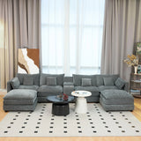U Shaped Sectional Cloud Couch For Living Room - Furniture Home Direct