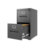 Premium Drawer File Cabinet With Lock, Metal Vertical Design, A4 Legal / Letter Size - Furniture Home Direct