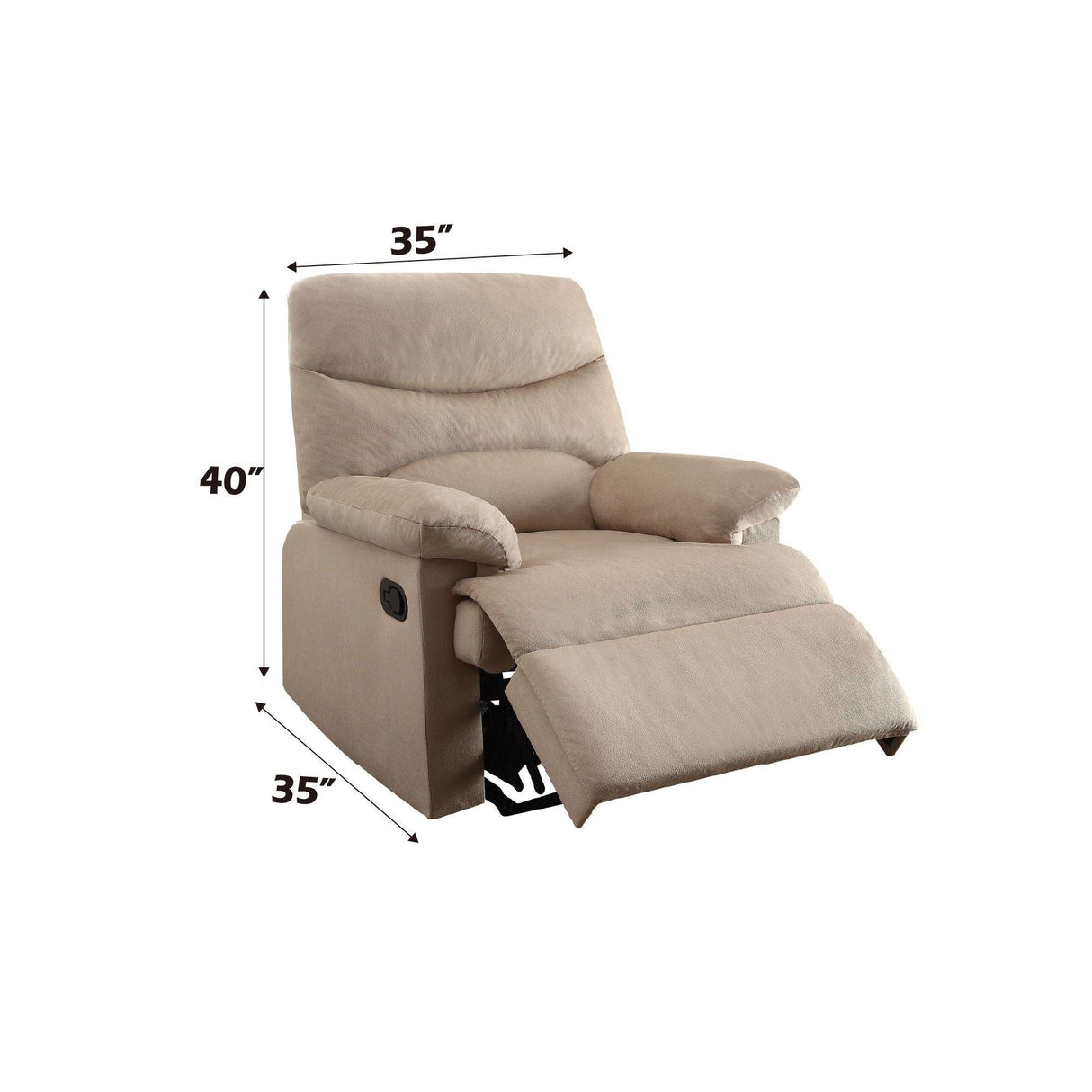 Arcadia - Woven Motion Recliner - Furniture Home Direct