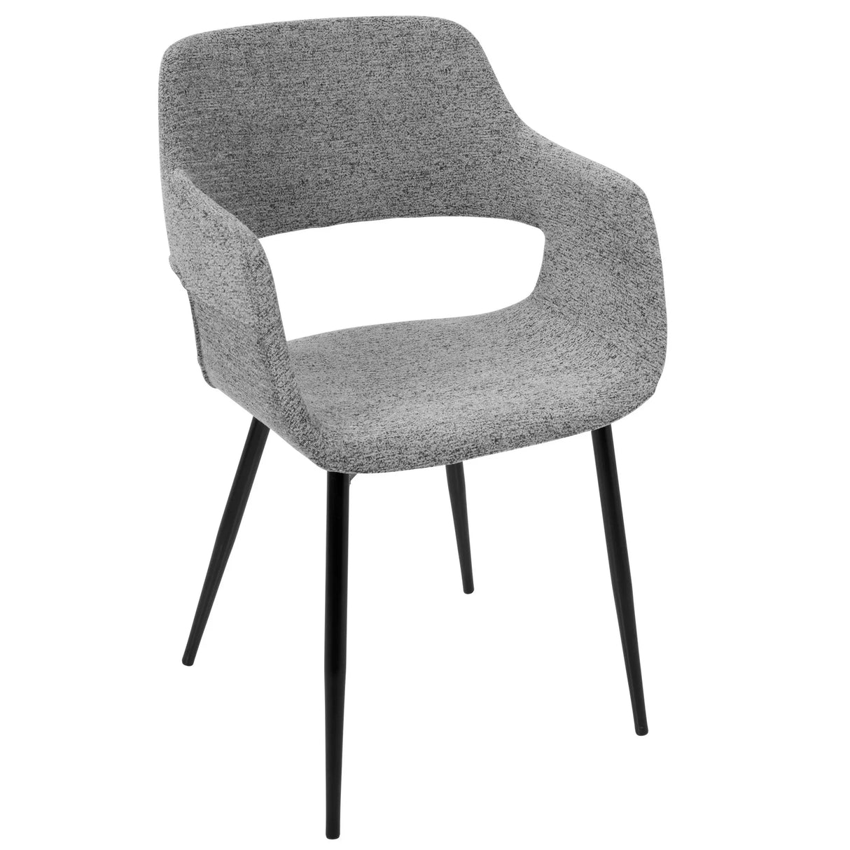 Margarite - Contemporary Dining / Chair (Set of 2) - Black / Gray - Furniture Home Direct