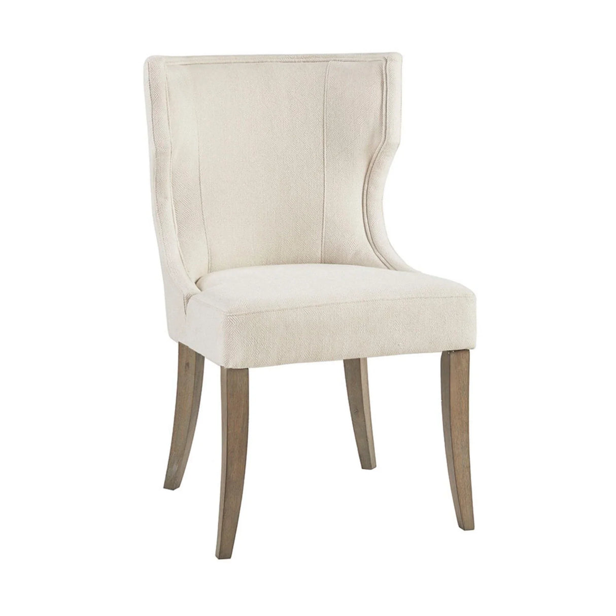 Elegant Design Dining Chair Polyester - Cream - Furniture Home Direct
